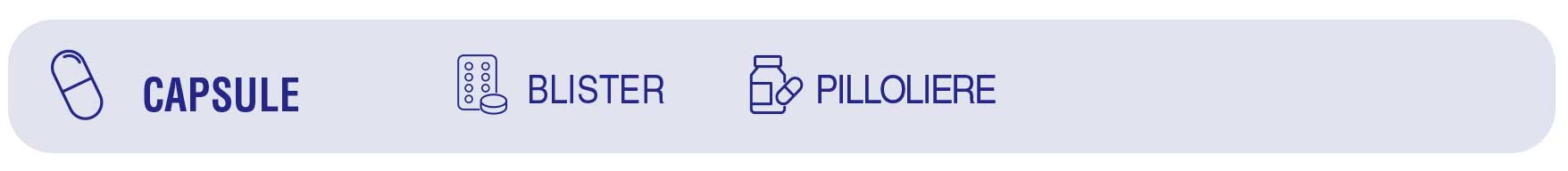 Capsule – confezionamento in blister e pilloliere